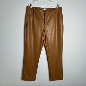 Calvin Klein Women's Dress Pants Trousers Light Brown Size 16 Zipper New